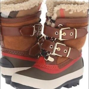 Unisex burberry winter boots size 9 1/2